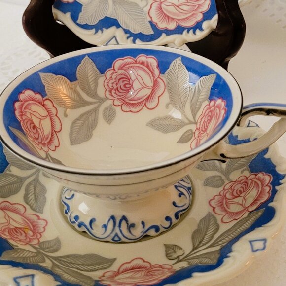 Seltmann Weiden Cup Saucer Plate Set 1924-1946 Mark - Picture 12 of 15